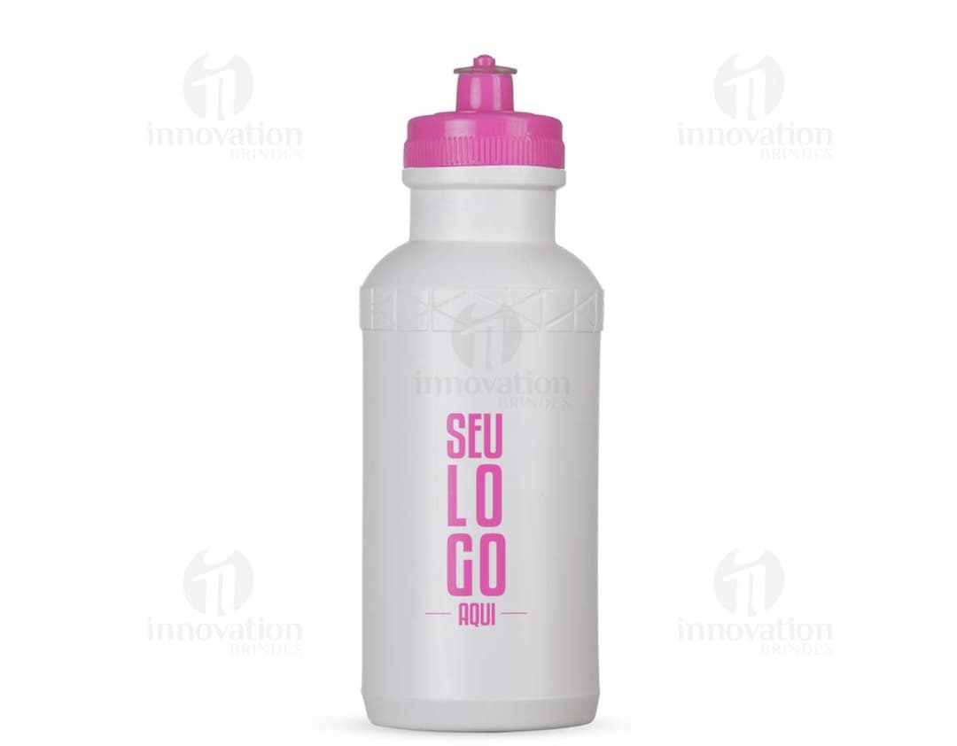 Squeeze Plástico 500ml em cores variadas.