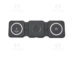Carregador via Indução 3 em 1 com scanner e detector de tecnologia eletrônica, equipamento moderno para armazenar e