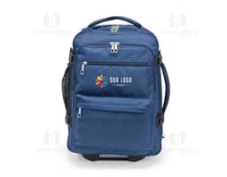 Mochila Poliéster 17 Litros em cor cinza, ideal para transportar objetos e pertences com espaço interno amplo e alças