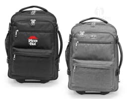 Mochila Poliéster 17 Litros em cor cinza, ideal para transportar objetos e pertences com espaço interno amplo e alças