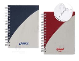 Agenda Diária 2025 com capa preta, espiral, espaço para escrever notas, listas e compromissos, design moderno, feita em metal