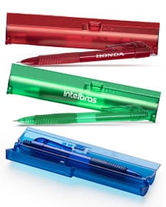 Kit estojo com caneta plástico contendo writing implement, pencil, straightener, device, pen, school, education, ballpoint