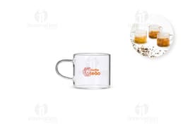 Kit Xícaras de Vidro 6 Peças são xícaras de vidro transparente, ideais para servir chás, cafés e outras bebidas quentes. As
