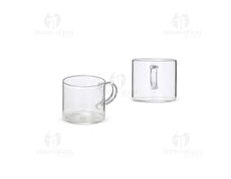 Kit Xícaras de Vidro 6 Peças são xícaras de vidro transparente, ideais para servir chás, cafés e outras bebidas quentes. As