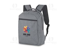 Mochila para Notebook na cor preta, com compartimento acolchoado para laptop e bolsos frontais para acessórios. Alças