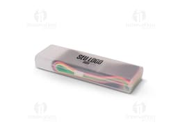 Produto: Kit Faixas de Yoga 5 Peças. O kit contém cinco faixas de yoga coloridas e resistentes, ideais para prática de