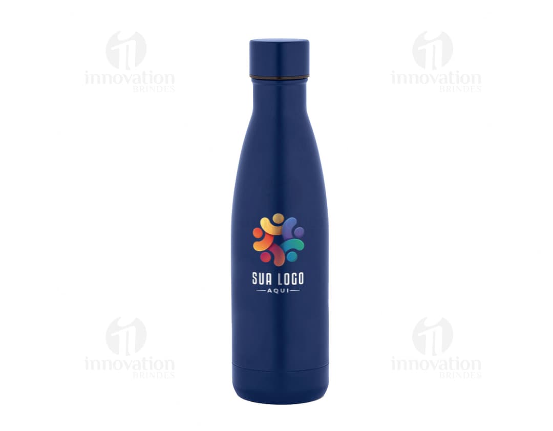 REBUFFON M Garrafa térmica em aço inox 90 reciclado com parede dupla isolada a vácuo e acabamento em mate 520 mL