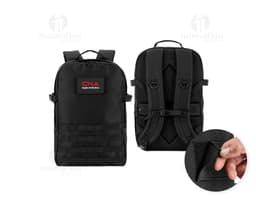 EDINBURGH BPACK Mochila estilo militar em poliéster reciclado 600D de alta densidade com bolso para notebook 173 21 L