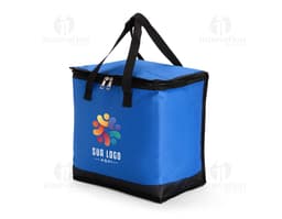 Bolsa Térmica 20 Litros em cor preta, com alça de ombro ajustável, fecho em zíper e bolso externo. Ideal para transporte de