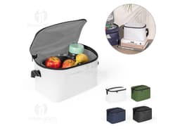 CANCUN Cooler Bolsa térmica em poliéster reciclado 600D com interior forrado em PEVA 7 L
