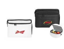 CANCUN Cooler Bolsa térmica em poliéster reciclado 600D com interior forrado em PEVA 7 L