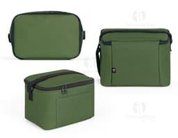 CANCUN Cooler Bolsa térmica em poliéster reciclado 600D com interior forrado em PEVA 7 L