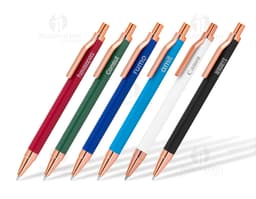 Caneta Metálica de cor preta, ideal para escrever, desenhar e pintar. Ótimo instrumento para uso escolar, escritório ou em