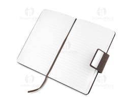 Caderno em PU e fibra de café ou chá