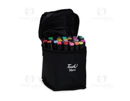Kit de canetas marcadoras com pontas duplas, perfeito para uso profissional e amador. São 30 unidades em cores variadas