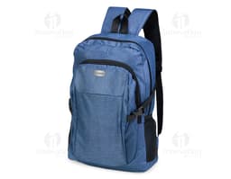 Mochila Oxford 14L preta de couro, moderna e elegante, ideal para viagens e atividades de lazer. Possui alça de mão e ombro