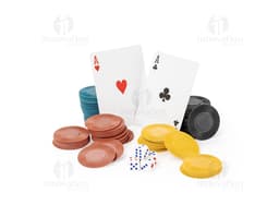 KIT JOGO DE POKER C 100 FICHAS