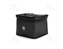 Kit de canetas marcadoras 120 cores em um estojo de couro preto, ideal para viagens e negócios. O acessório possui alça para