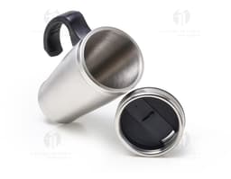 Caneca de metal 450ml - ideal para presentear ou personalizar com sua marca. Resistente e elegante, perfeita para café ou
