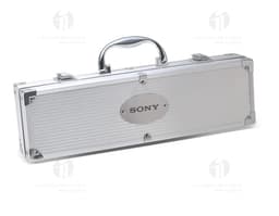 Kit churrasco contendo amplificador, equipamento eletrônico, maleta, dispositivo, case, maleta de metal, caixa, pia, sistema