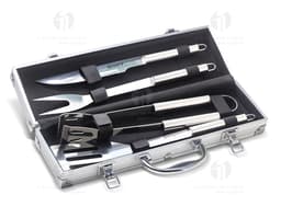Kit churrasco contendo amplificador, equipamento eletrônico, maleta, dispositivo, case, maleta de metal, caixa, pia, sistema