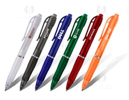 Caneta plástica - 19: Ideal para o seu escritório! Com design moderno e resistente, esta caneta é perfeita para escrita suave
