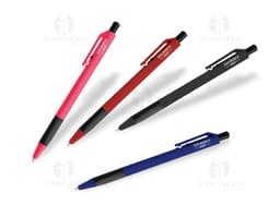 Caneta Plástica - 201: Ideal para quem busca praticidade e qualidade na hora de escrever. Perfeita para uso escolar, no