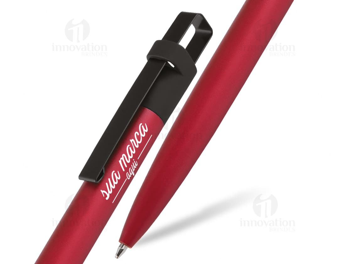 Caneta de metal premium para escrita suave e precisa. Ideal para uso escolar, escritório e negócios. Com design elegante e