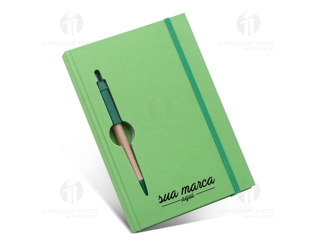 Bloco de anotações ecológico perfeito para manter suas ideias organizadas. Ideal para uso no escritório, na escola ou em