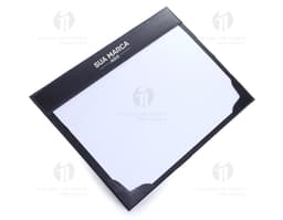 Risque Rabisque de Couro - Ideal para manter suas anotações sempre organizadas e elegantes. Perfeito para uso no escritório