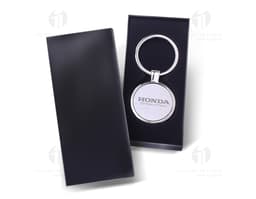 Chaveiro de metal - 19, ideal para garantir sua segurança financeira. Com design cromado e resistente, este chaveiro é um