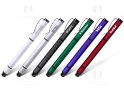 Caneta de metal com marca texto, ideal para destaque de informações importantes. Produto de alta qualidade e durabilidade.