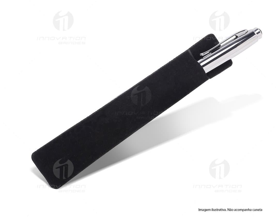 Capa de veludo para caneta - Proteja sua caneta com estilo e elegância! Feita em veludo de alta qualidade, ideal para