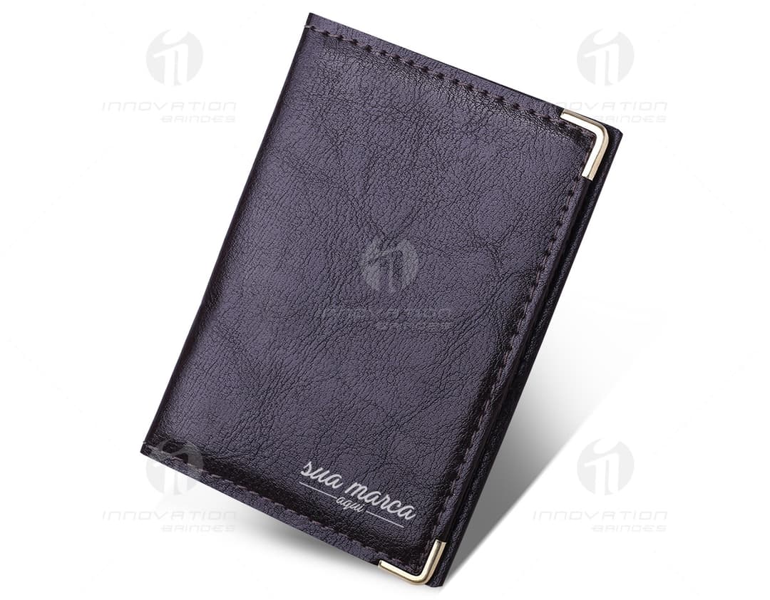 Porta documentos de couro elegante para organizar seus papéis com estilo e sofisticação. Perfeito para guardar seus