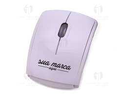 Mouse Óptico Wireless - 01: Tecnologia e praticidade em um só dispositivo! Navegue com facilidade e precisão usando este