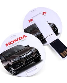 Caneta Pen Card Redondo 8GB - 02: tecnologia e praticidade em um único objeto! Perfeito para armazenar dados de forma segura
