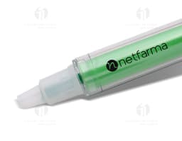 Caneta plástica - 59: a ferramenta ideal para escrita no escritório. Feita com material resistente e design moderno, essa