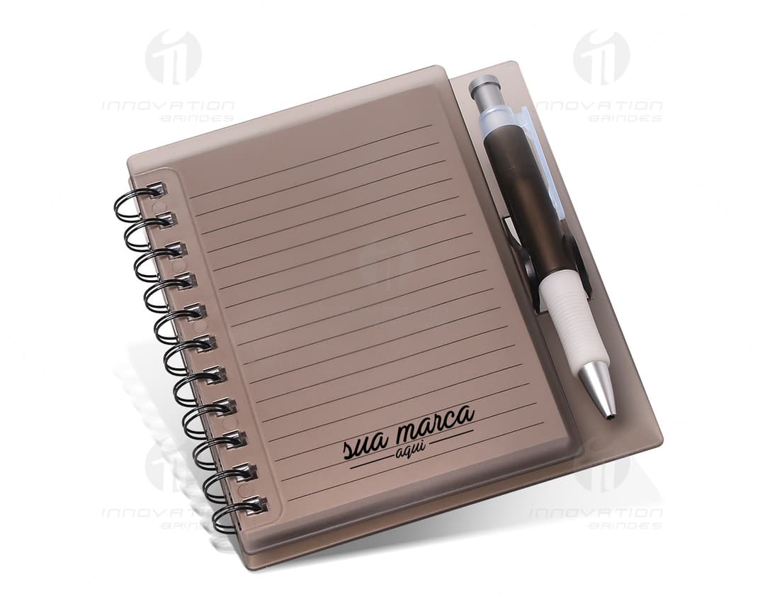 Bloco de anotações plástico - 07: Ideal para o seu escritório ou estudos! Com design moderno e espaço para suas anotações, é