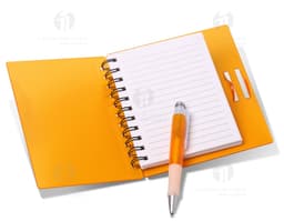 Bloco de anotações plástico perfeito para organizar suas ideias e compromissos. Ideal para uso no escritório, escola ou em