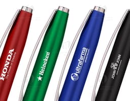 Caneta Plástica com Touch - 09: Perfeita para o seu dia a dia no escritório! Escreva com precisão e ainda utilize o touch