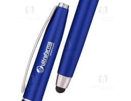 Caneta plástica com touch - 09: ideal para escrita, desenho e uso comercial. Durável e prática, perfeita para escritório