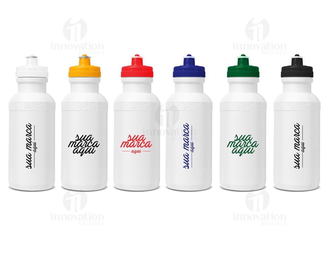 Squeeze plástico 500ml - Mantenha-se hidratado com estilo Este squeeze plástico de 500ml é o acessório perfeito para te
