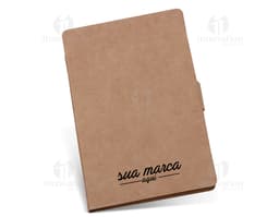 Bloco de anotações ecológico - ideal para organizar suas tarefas! Feito com material reciclado, este bloco possui páginas em
