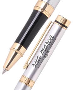 Caneta de metal de alta qualidade para escrita profissional e elegante. Perfeita para escritórios, escolas e negócios. Experimente a precisão e durabilidade!