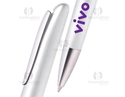 Caneta Plástica Colorida - Kit com 100 unidades para escrita e desenho. Ideal para uso no escritório, escola e em casa.