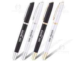 Caneta de metal premium, ideal para escrita suave e elegante. Perfeita para uso no escritório, assinatura de documentos e