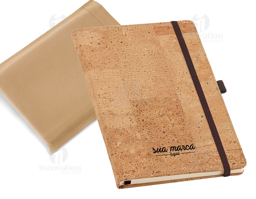 Bloco de anotações de cortiça vintage com textura de papel antigo e envelhecido. O design é desgastado e sujo, com manchas e