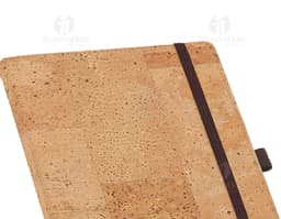 Bloco de anotações de cortiça vintage com textura de papel antigo e envelhecido. O design é desgastado e sujo, com manchas e