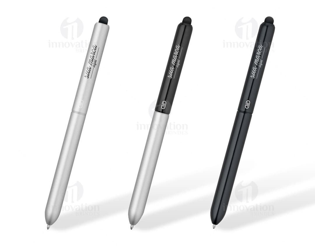 Caneta de metal elegante para escrita precisa e confortável. Ideal para uso no escritório, na escola ou em casa.