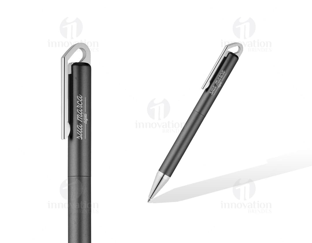 Caneta de metal de alta qualidade para escrita e assinaturas elegantes. Ideal para uso no escritório, escola ou em casa.